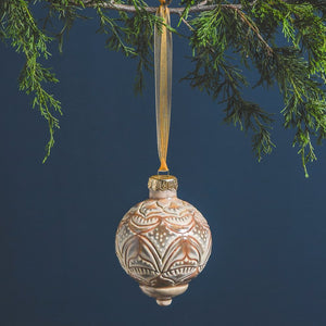 Hand Carved Ornament #045