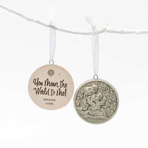 NEW! You Mean the World to Me, Hippo Ornament -Harmony