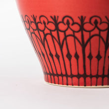 Load image into Gallery viewer, Hand Thrown Homage French Red Vase #08
