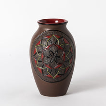 Load image into Gallery viewer, Hand Thrown Homage French Red Vase #12
