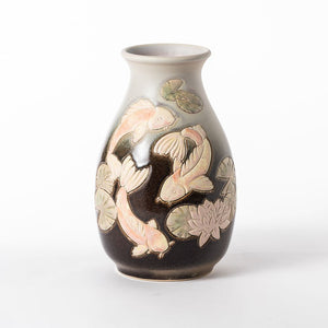 Hand Thrown Animal Kingdom Vase #18