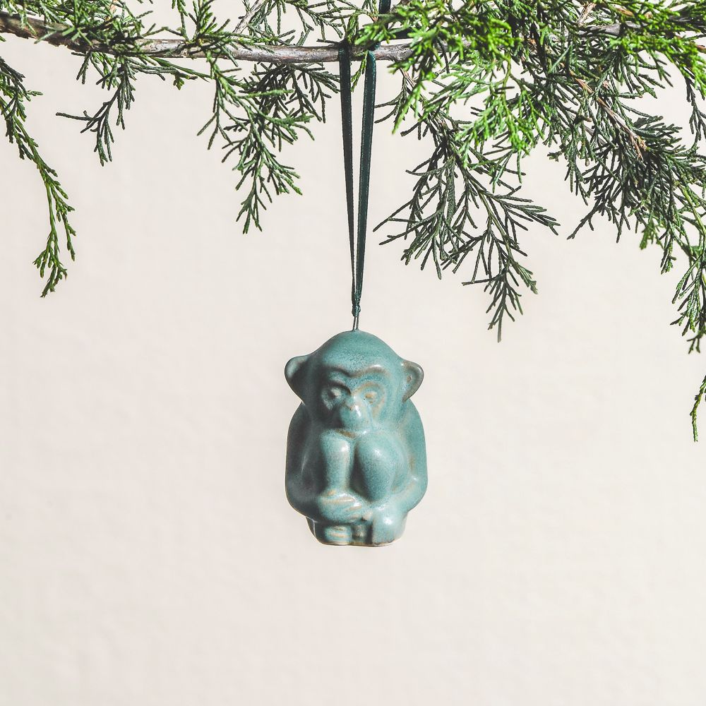 Shiri Monkey Ornament - Bayleaf