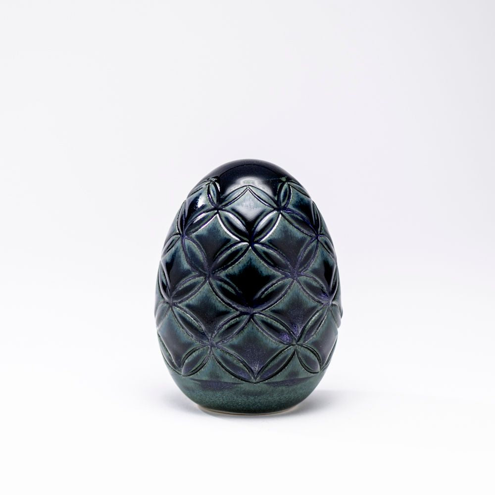 Hand-Carved Egg No. 086, Medium