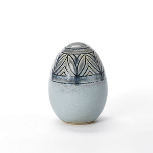 Hand Carved Medium Egg #283