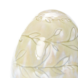 Hand Carved Medium Egg #296