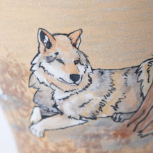 Load image into Gallery viewer, Hand Thrown Animal Kingdom Vase #16
