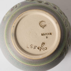 Hand Thrown Le Jardin Candle #065