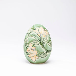 Hand-Carved Egg No. 077, Medium