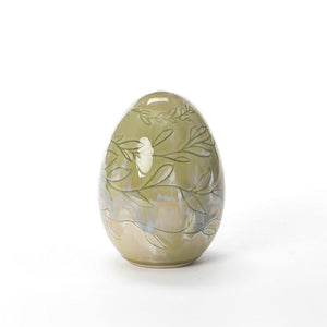 Hand Carved Medium Egg #296