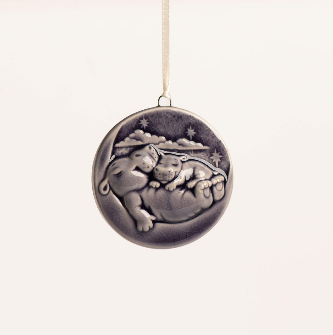 Love You To The Moon, Hippo Ornament, Melody