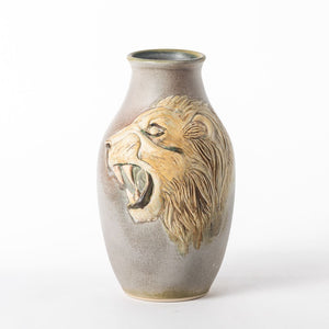 Hand Thrown Animal Kingdom Vase #10