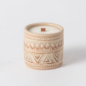 Hand Thrown Tiki Candle/Cup #20