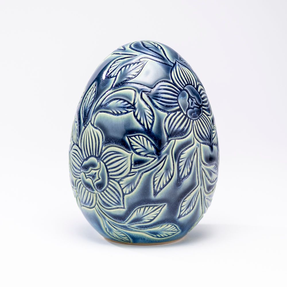 Hand-Carved Egg No. 024, Large