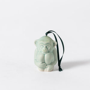 Shiri Monkey Ornament - Jadeite