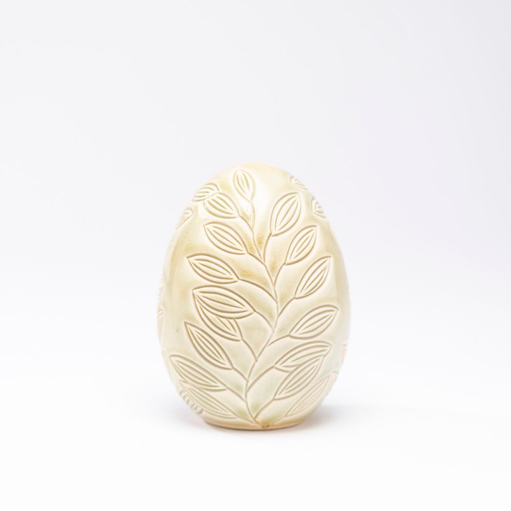 Hand-Carved Egg No. 076, Medium