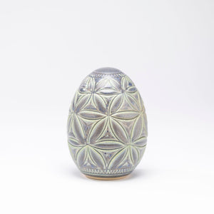 Hand-Carved Egg No. 065, Medium