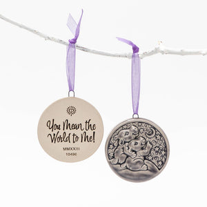 NEW! You Mean the World to Me Ornament Trio