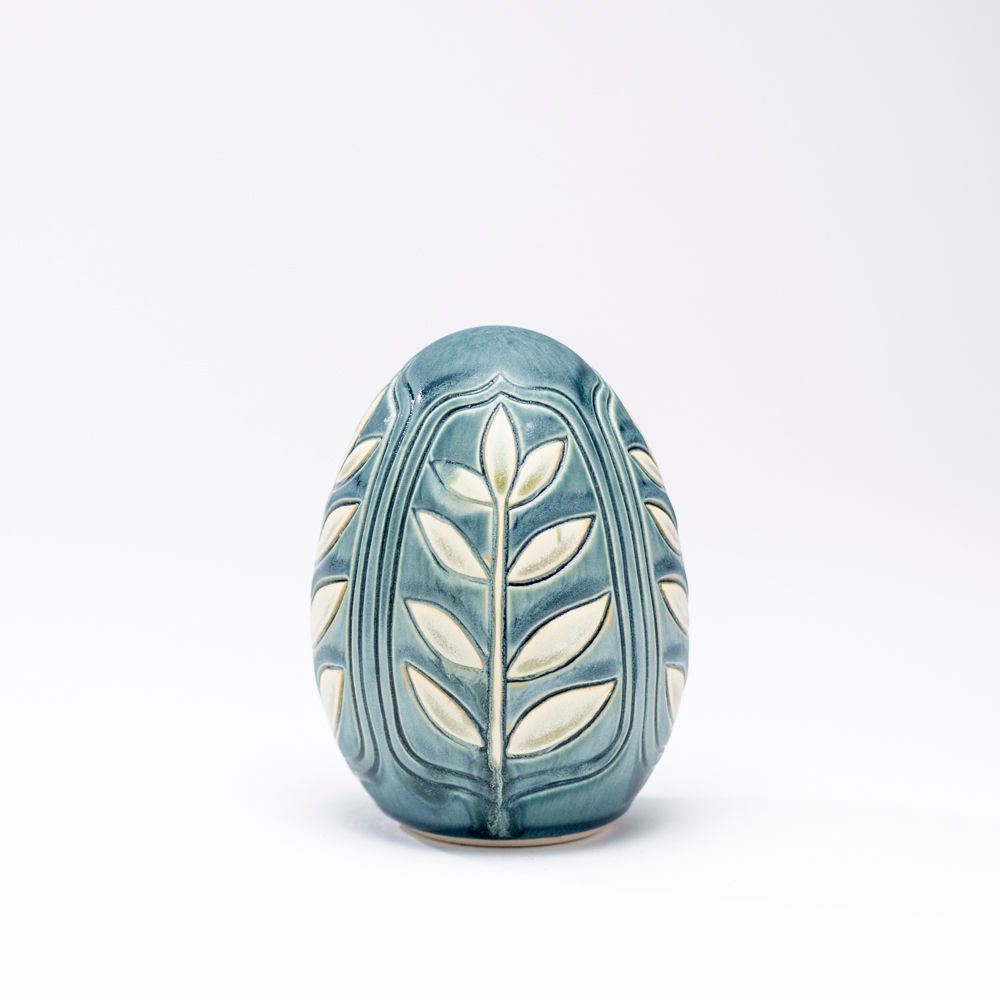 Hand-Carved Egg No. 010, Medium