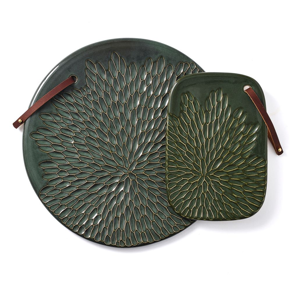 Rookwood Pottery Emilia Charcuterie & Share Board Set, Garland