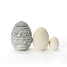 Load image into Gallery viewer, Hand Carved Large Egg #247
