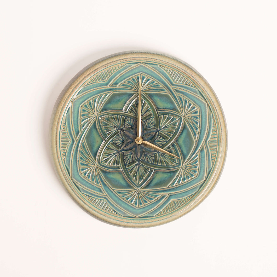 Hand-Thrown Clock, No. 17