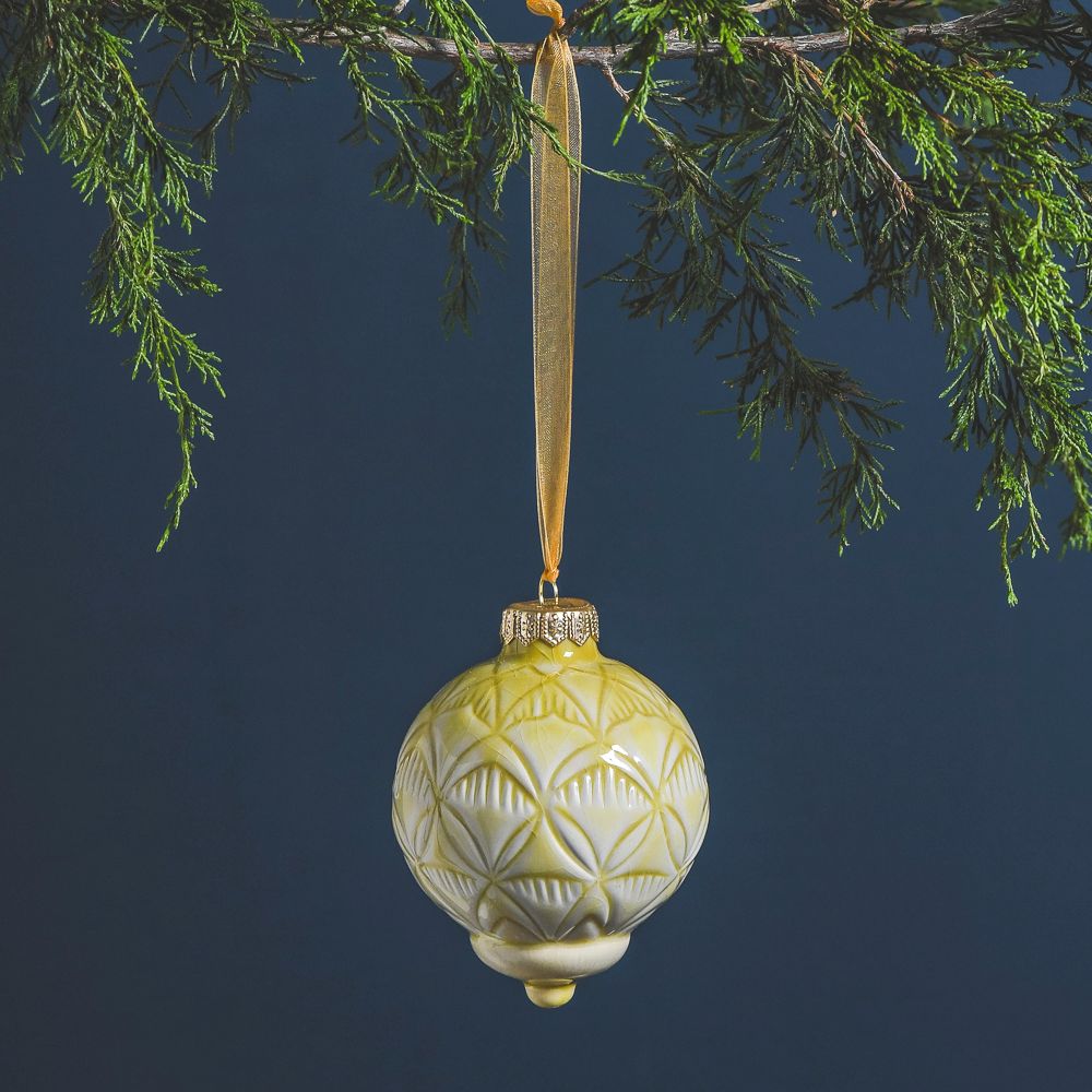 Hand Carved Ornament #069