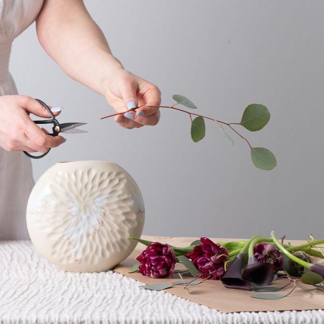 Saturdays in the Studio | Holiday Centerpieces with Sprouts Floral Design, Emilia Small Vase