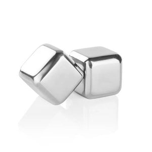 Glacier Rocks®: Large Stainless Steel Ice Cubes