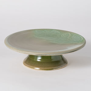 Hand Thrown French Farm Cake Stand #0020