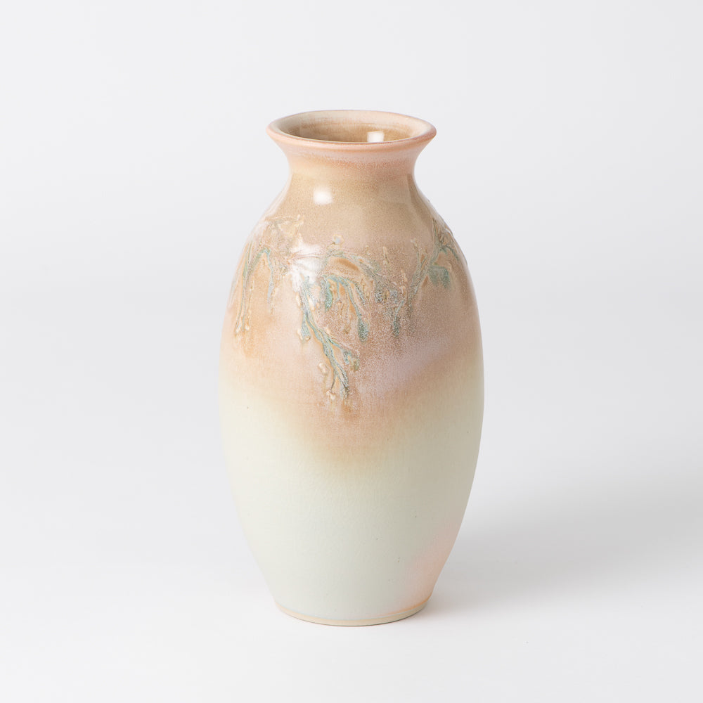 Hand Thrown Spring Blossom Vase #0087-20