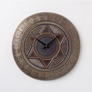 Hand Carved Wall Clock #0030