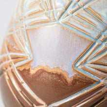 Load image into Gallery viewer, Hand Thrown Gold Luster Egg #0034

