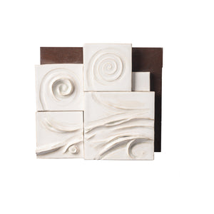 Hand Craved Mounted Tiles Wall Art Founders Day 2021 Mark, #0083