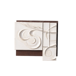 Hand Craved Mounted Tiles Wall Art Founders Day 2021 Mark, #0083