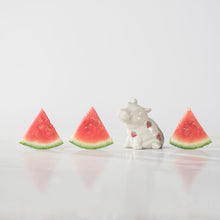 Load image into Gallery viewer, Hippo Figurine, Hand Painted Watermelon
