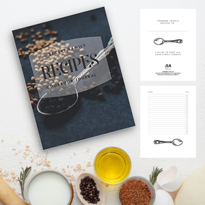 Secret Family Recipes Cookbook Journal