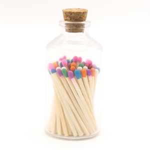 Multi/Rainbow Small Matches - Apothecary Jar