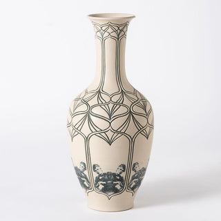 Hand-Thrown Vase No. 14 | Screen-Printed