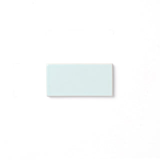 Inspired by the Alpine mountaintops, this cool neutral glaze presents a slight variation in color and features a hint of powder blue, reflective high gloss surface, and typically opaque break along relief details and tile edges.