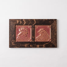 Load image into Gallery viewer, Framed Champetre Profile Tile Set- Terra de Sienna
