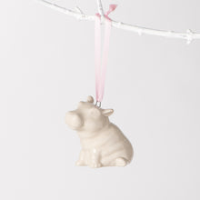 Load image into Gallery viewer, Bundle of Joy Baby Hippo Ornament (assorted colors)
