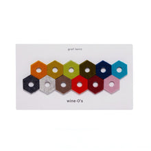 Load image into Gallery viewer, Wine-O&#39;s Mid Century Glass Markers-hexagon
