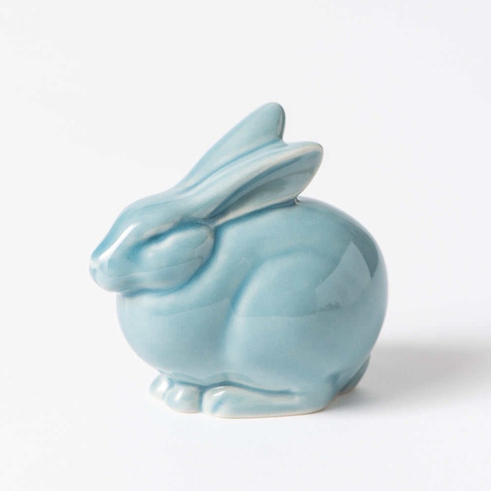 Grove Bunny Figurine - Bluebell – Rookwood Pottery