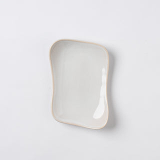 Riverstone Small Plate- Gypsum