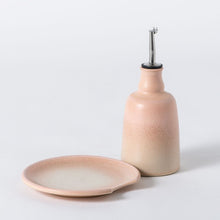 Load image into Gallery viewer, #013 Hand Thrown Tabletop Set | Olive Oil Cruet + Spoon Rest
