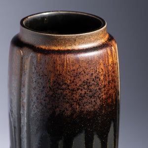 1926 Legacy Panel Vase-Iron Ash