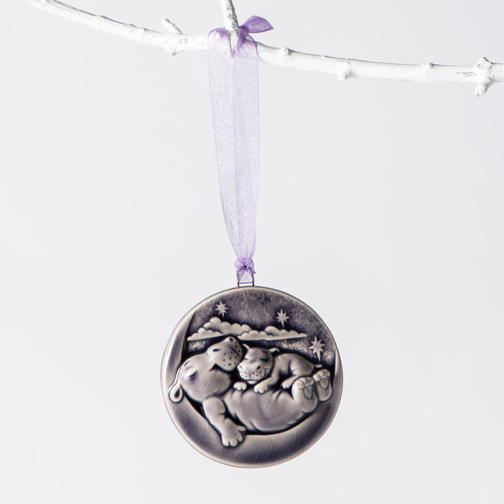 Love You To The Moon, Hippo Ornament