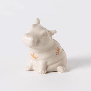 Hippo Figurine, Hand-Painted Crown