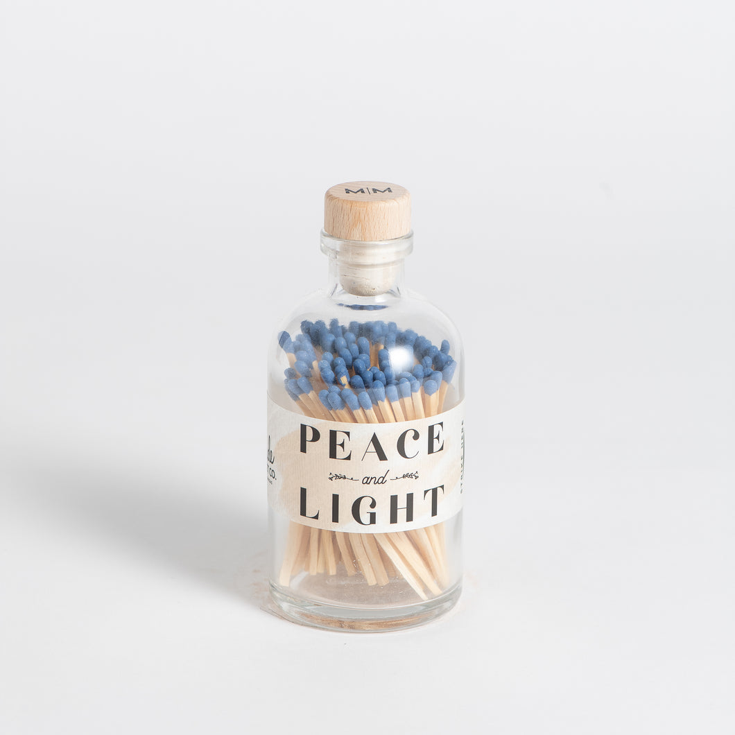 Matches Peace & Light  Vintage Apothecary