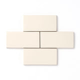 This perfect neutral is one that lives up to its name - offering a smooth matte surface texture, consistent color and an opaque break along tile edges and relief details. 